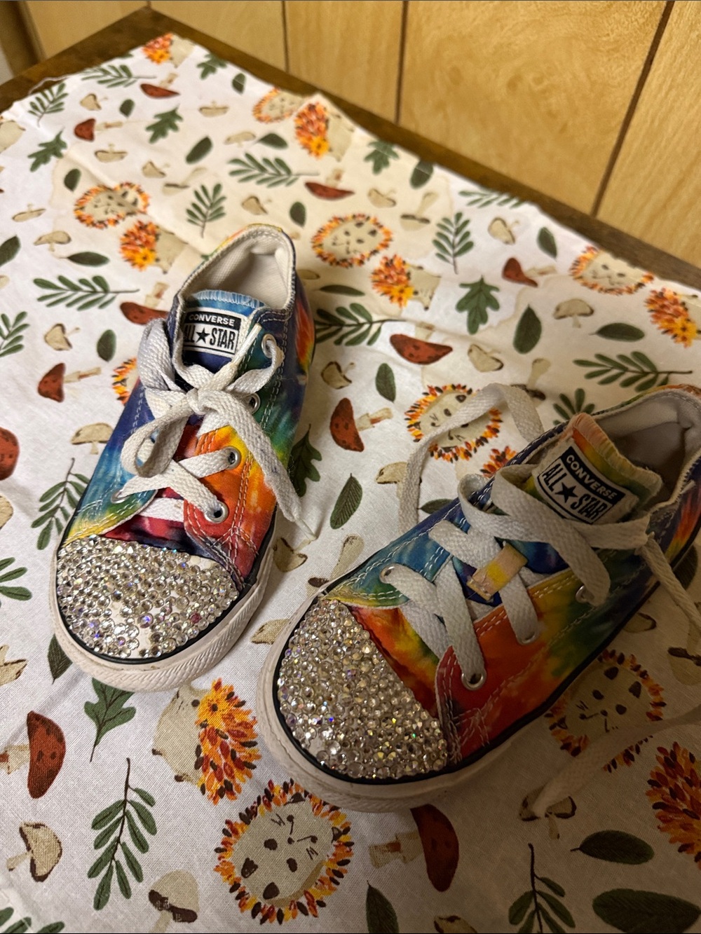 Converse Tie Dye shoes 10C